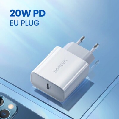 UGREEN 20W PD Fast USB Type C QC4.0 QC3.0 Quick Charger For iPhone 14 13 Xiaomi