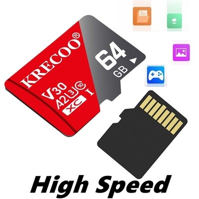 Micro SD Card Ultra Class 10 SDXC SDHC Memory Card Fit for Dash Cams Android Lot