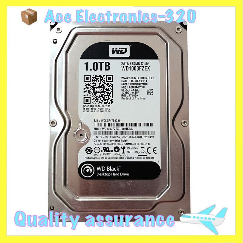 Western Digital WD1003FZEX（3.5 HDD 1TB） Western Digital WD1003FZEX Black 1TB 64MB 6Gbs SATA 3.5