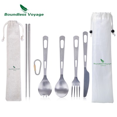Titanium Chopsticks Reusable Healthy Camping Tableware Japanese Korean 12.5g