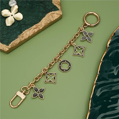 Four leaf clover bag charm bag metal extension chain replacement for Pochette