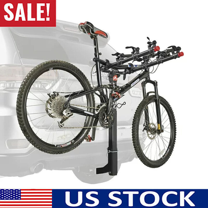 Hitch Mounted Bike Rack Carrier Car Minivan Suv Trunk 2'' Re