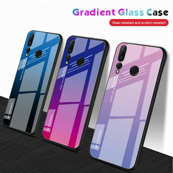 COVER per Huawei P30 Lite/Pro ORIGINALE Gradient Glass con RETRO VETRO TEMPERATO - Imagen 3