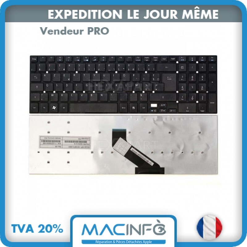 Clavier Acer Aspire E5-511 E5-511g E5-511p SÃ©Rie FranÃ§Ais Azerty