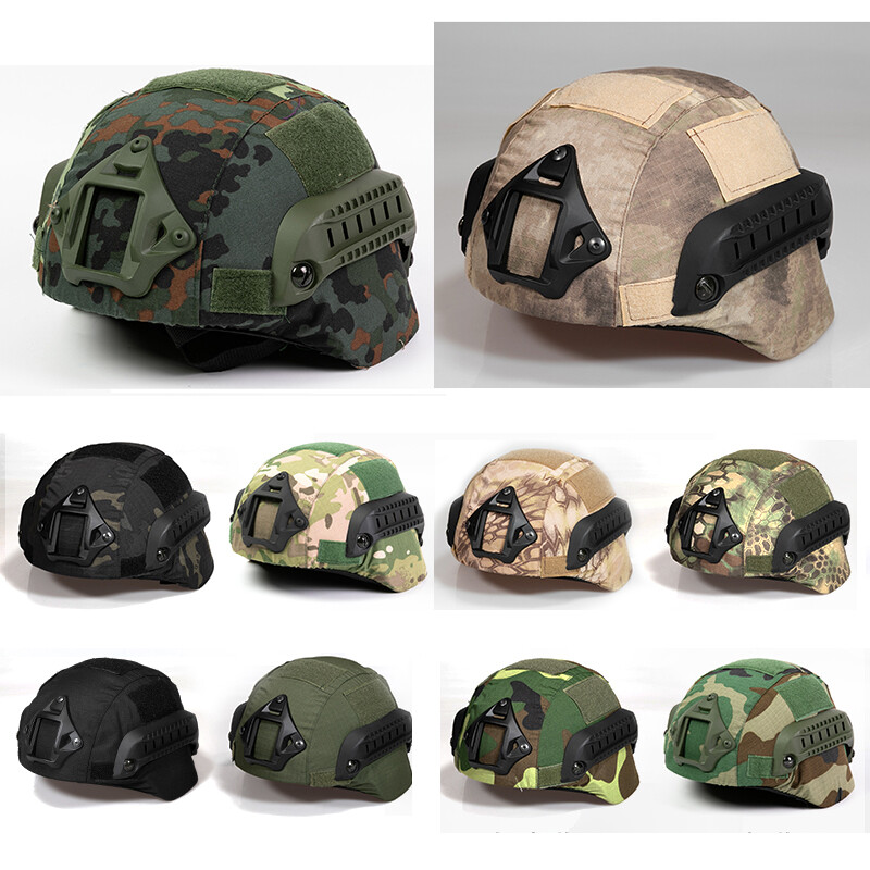 Military Helmet Ach MICH 2000 Army Tactical Paintball Wargame Helmets