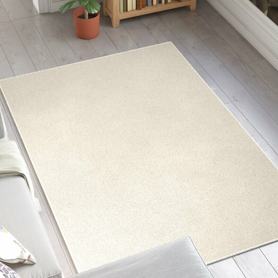 Andiamo Mazzolla Teppich Wollteppich Läufer Teppichläufer Wolle 100x150cm Creme