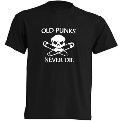CAMISETA OLD PUNK NEVER DIE