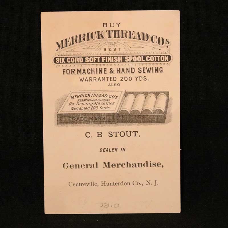 Hunterdon Buy Sell Trade >> Merrick Thread Co Trade Card Melican Man Hunterdon Co Hunterdon Buy Sell Trade >> Merrick Thread Co Trade Card Melican Man Hunterdon Co
