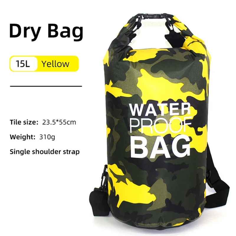 Waterproof Dry Bag 30L 20L 15L 10L 5L for Kayak Swimming Trekking Boating Floati