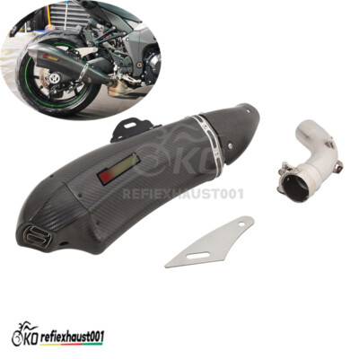 For Kawasaki Ninja 1000SX 2020-2023 Middle Link Pipe Exhaust Muffler Pipe Escape