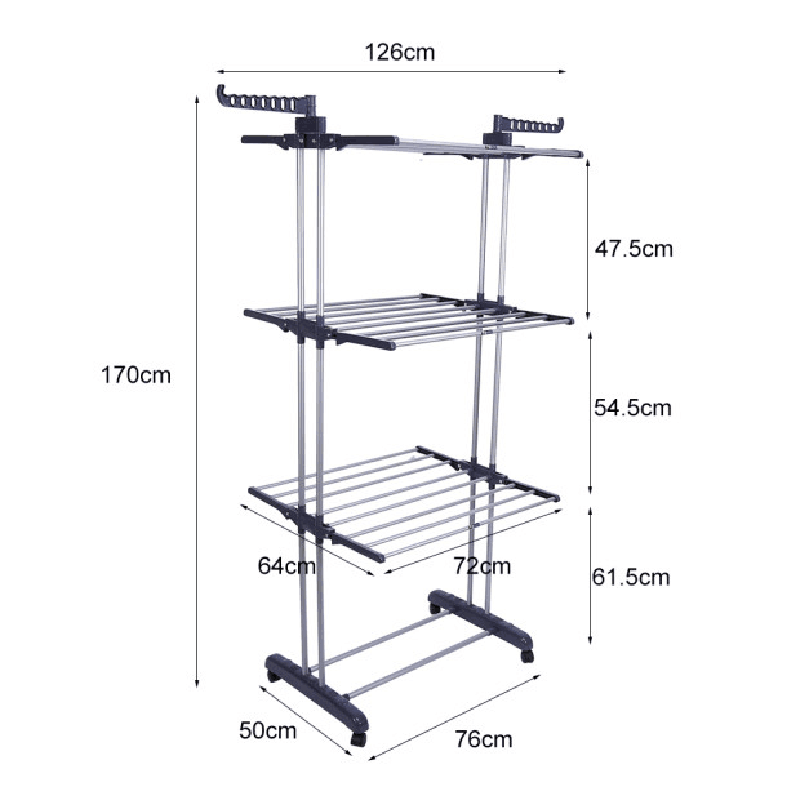 Wäscheständer Wäschetrockner Kleiderständer Kleiderstange Wäscheturm