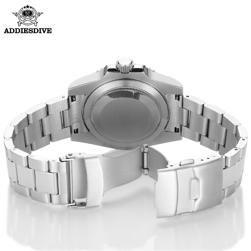 Pre-owned Addiesdive 2022 Men's Luxury Quartz Watch Diver Watches Bezel Calendar