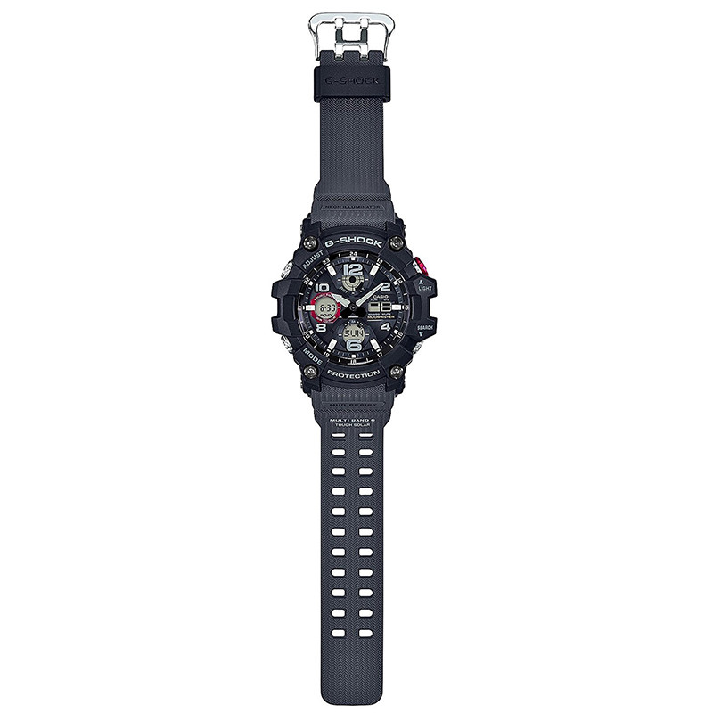 Pre-owned Casio G-shock Gwg-100-1a8jf Mudmaster Atomic Radio Solar Watch Gwg-100-1a8