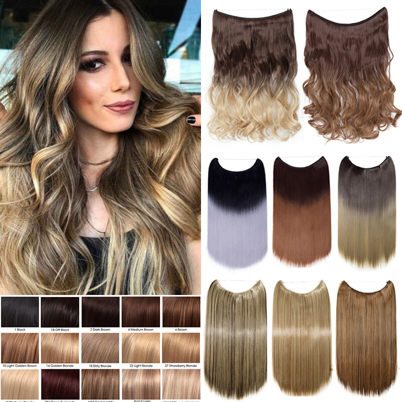 Hidden Halos Wire Hairpeices Secret No Clip In Hair Extensions
