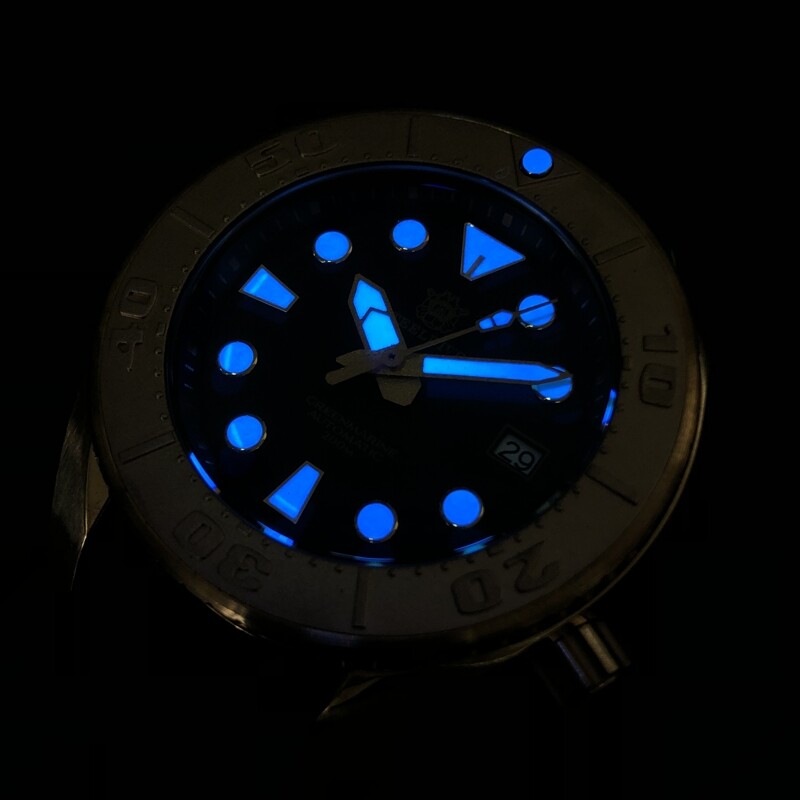 Pre-owned Steeldive Men Dive Watch,mens Automatic Watches Bronze 200m Waterproof Luminous
