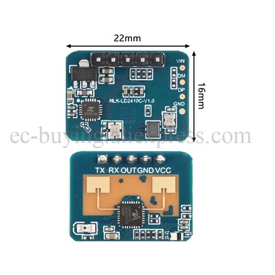 HLK-LD2410C 24G mmWave Radar Sensor Human Motion Detection Module Sensitivity