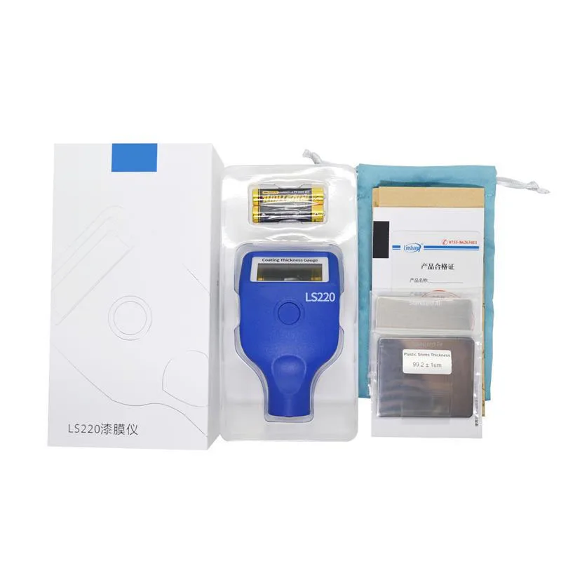LS220 Paint Coating Thickness Gauge Probe Measuring Instrument for Automobile Pa