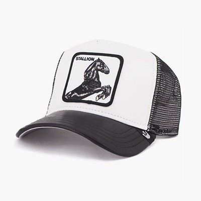 

Hat Stallone GOORIN BROS Animal Farm Trucker Hats Animals Stallion White, Черный