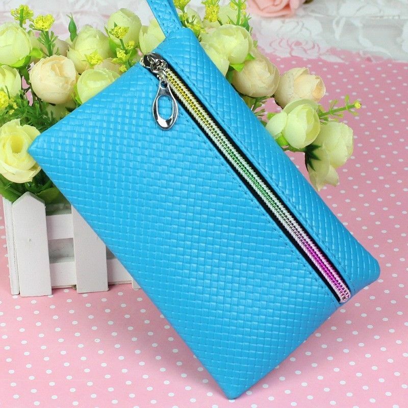 Women Wallet Leather Small Change Purse Zipper Money Bags Key Holder Coin Purse
