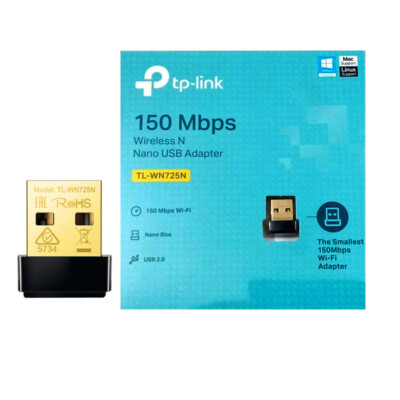 TP-Link TL-WN725N 150Mbps Wireless N USB MINI Adapter NEW BOXED