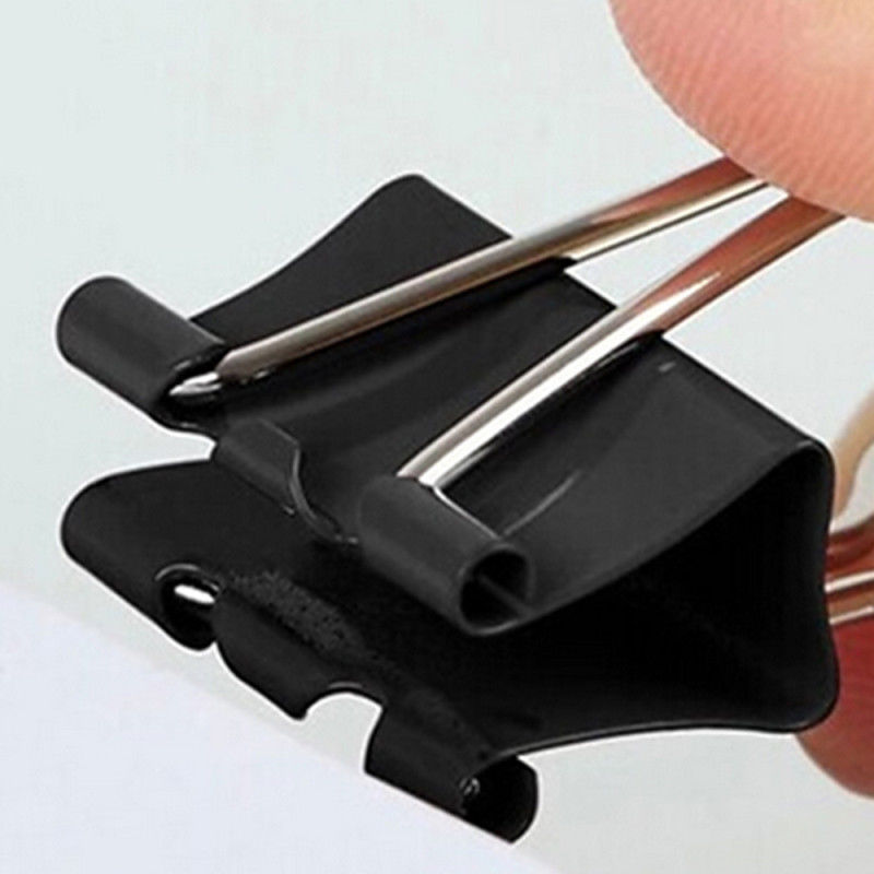 Bulldog Foldback Clips Metal Paper Binder Grip - 19mm, 25mm, 32mm, 41mm, 51mm