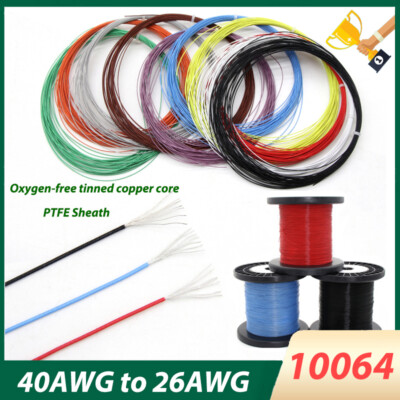 10064 PTFE Electric Wire Extra Fine Flexible Cable 7-Conductor Copper Wires