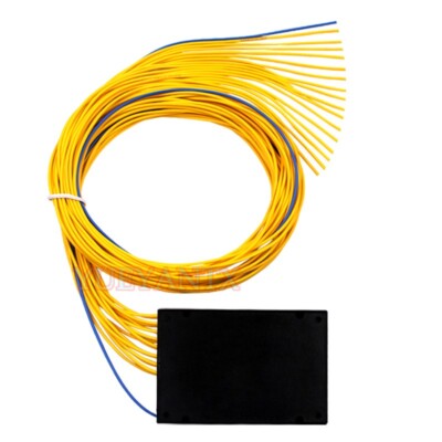 1x16 ABS Box Fiber Optical PLC Splitter FTTH No Connector Fiber Optic Splitter