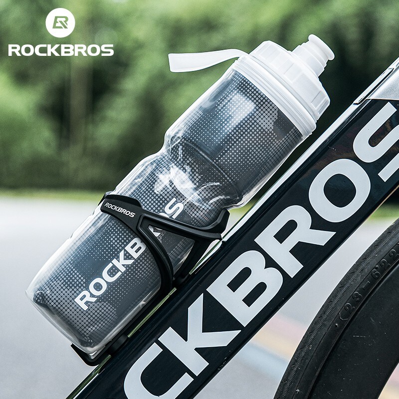 ROCKBROS Insulated Water Bottle with Cage 750ml Bike Kettle and PC Holder