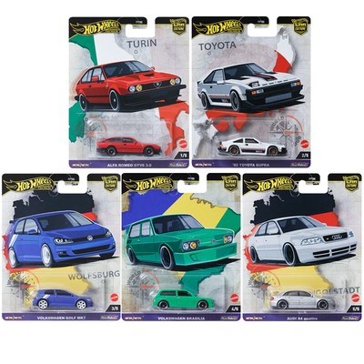 Hot Wheels 2024 World Tour Car Set 1/64 Alloy car model Children's gift toy