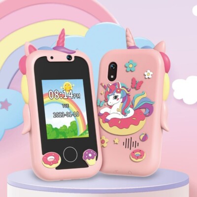 Kids Smart Phone Digital Touchscreen Toy Selfie dual lens Gifts for Girls Boys