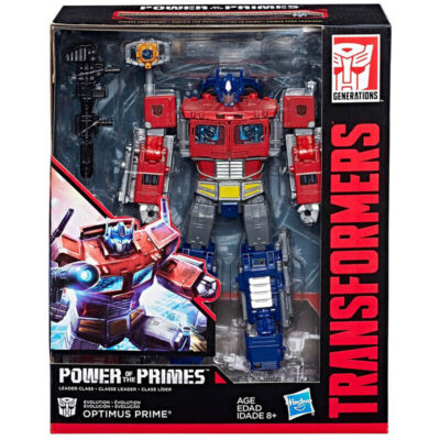 Transformers Optimus Prime Power of Primes Leader Evolution Figure Hasbro Offici