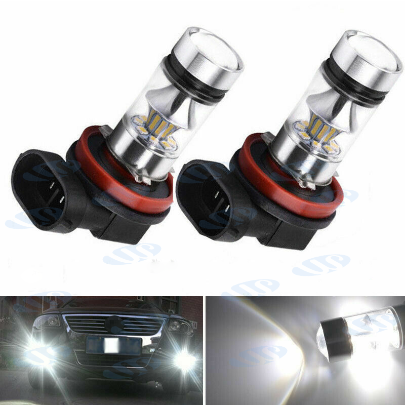 For Ford Fusion 2006-2016 - 6x LED Headlights Hi/Low Beam Fog Light Bulb