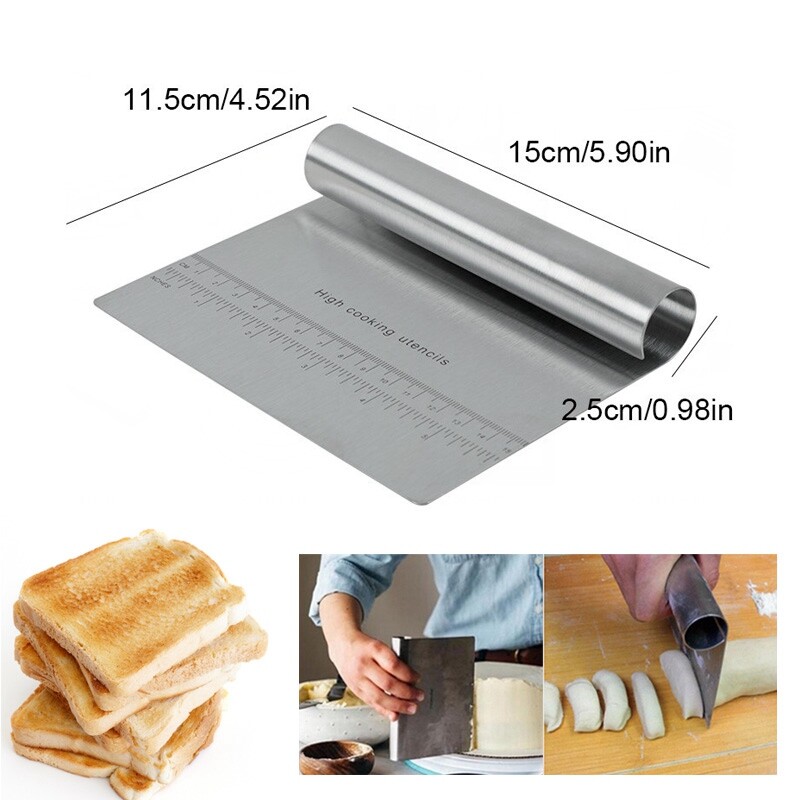 Edelstahl Teigschaber GemÃ¼Seschaufel Kochschaufel KÃ¼Chenschaufel Teigabstecher