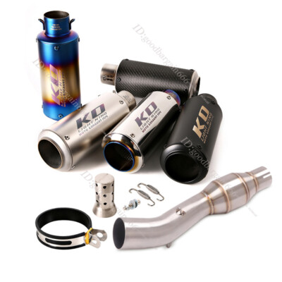 For Benelli 302S 2019-2023 Exhaust Pipe Motorcycle 51mm Mufflers Stainless Steel