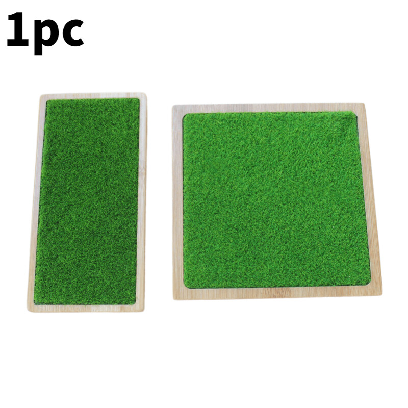 Gazon Artificiel Tapis Bambou Bois Plateaux Mini Jardin Pelouse Modèle Base Art