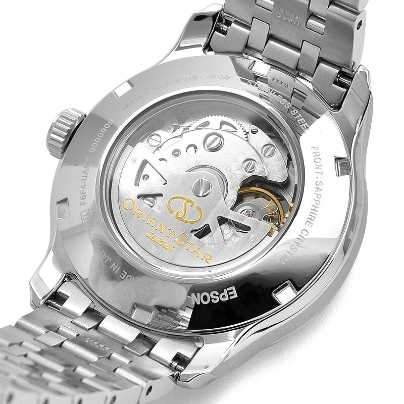 Pre-owned Orient Star Rk-av0b08l Layered Skeleton Mechanical Automatic Watch Blue 41mm