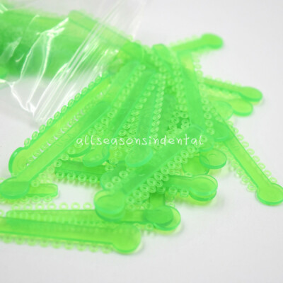 1040Pcs/Bag Dental Orthodontics Ring Elastic Latex Bands Ligature Ties 45 Colors