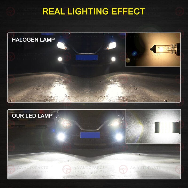 LED DRL Fog Light Covers + Foglights Holden Commodore VE Series 2 SS SV6 SSV - Picture 9 of 12