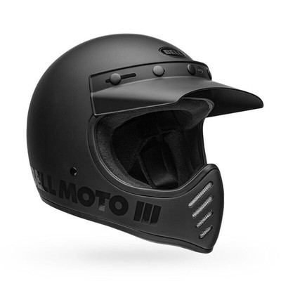 Bell Powersports 7152108 Moto 3 Classic Helmet S Matte/Gloss Black