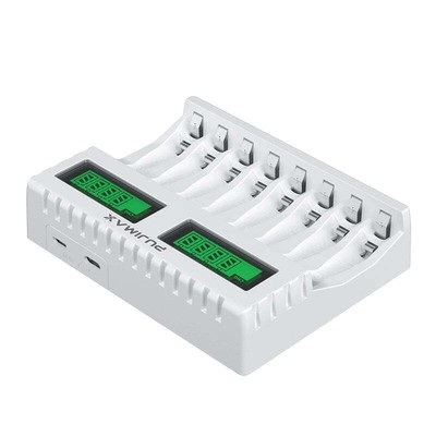 PUJIMAX New LED Display Smart Battery Charger For AA/AAA Ni-MH Rechargeable Batt