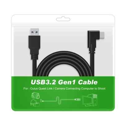 16FT USB 3.2 Gen 1 to Type C Link Cable Compatible with Steam Deck, High Speed D