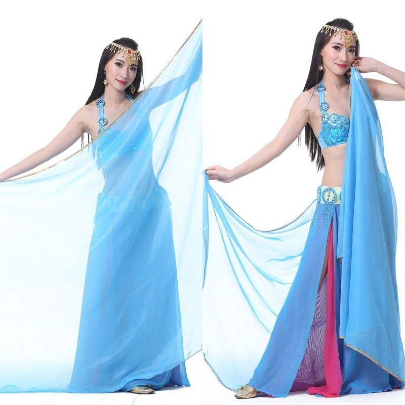 25x12m-belly-dance-women-silky-scarf-sheer-chiffon-mesh-shawl-veil-hand-tossed