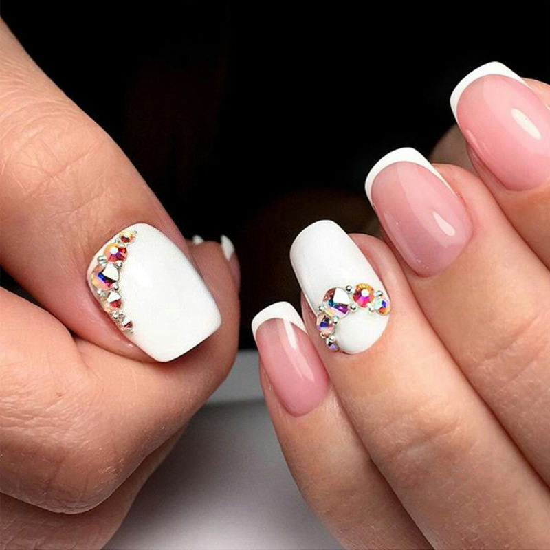 1440pcs Crystal Nail Art Rhinestones FlatBack Glitter Diamond 3D Tips Decoration