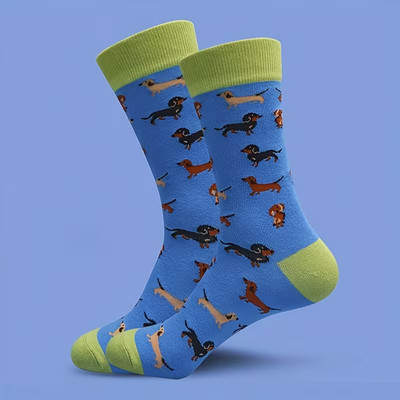 Dachshund Sausage Dog Socks Funny Cute Novelty Gift for Dog Lovers Gift Idea