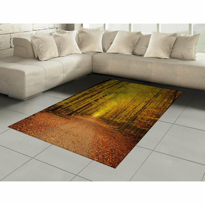 Union Rustic Flachgewebe teppich Karlee Dekoration Möbel Grün Orange Braun Ys