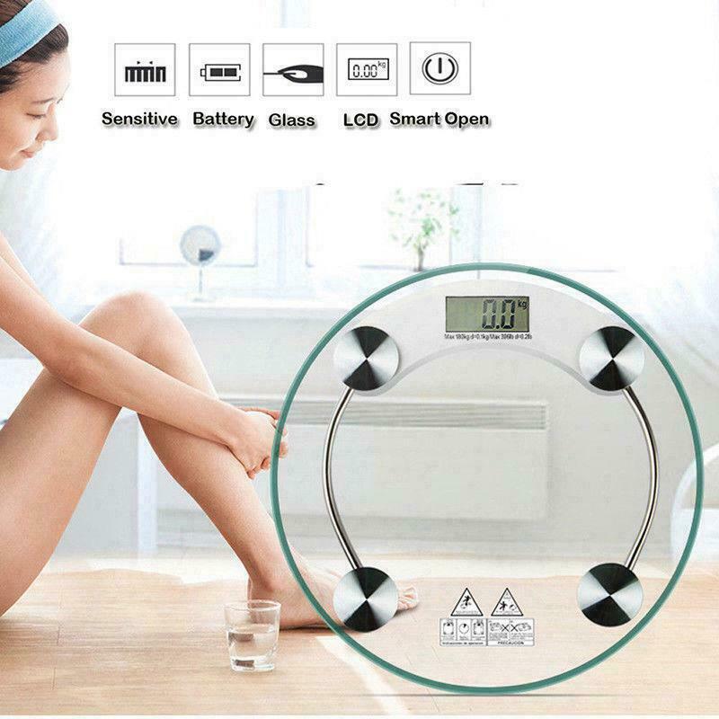 Digital Body Weight Scale,Bathroom Scale w/ Backlit LCD Display Max:400lb/180KG