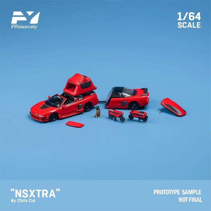 Finclassically NSXTRA 赤 1/64 MLGB Finclassically 1:64 NSX TRA by Chris Cut Diecast Model Car