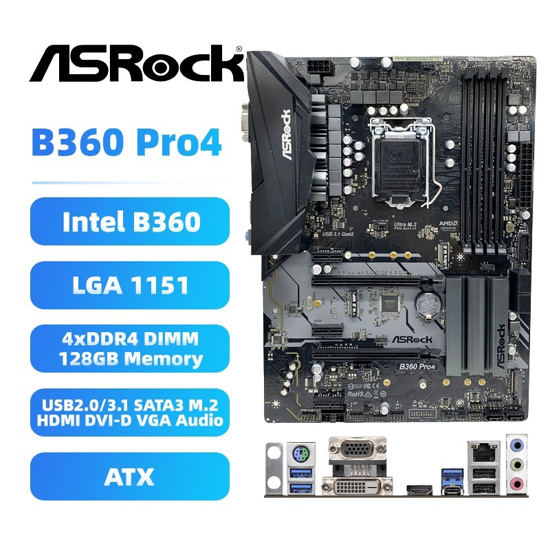 ④ セット売り ASRock B360M I7-9700K 256GB OS有 Amazon | ASRock Intel B360チップセット搭載 Mini-ITX