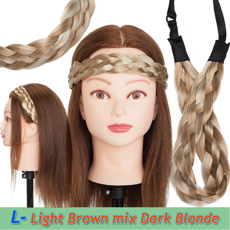 10Piece Colors Clip In Highlight Hair Streaks Hair Extensions Multi-color Braids