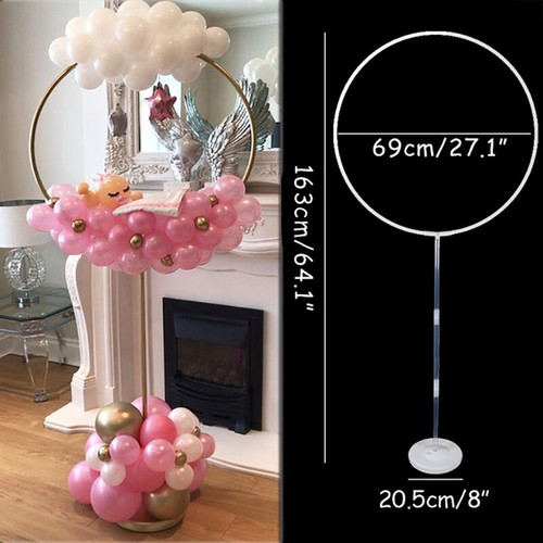 163x73cm Circle Balloon Arch Frame Balloons Stand Holder ...